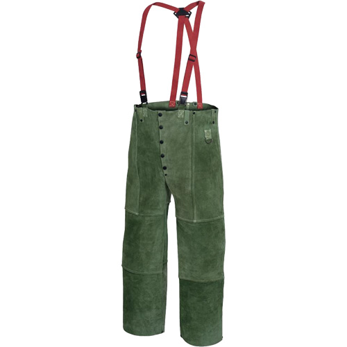 WP 100 Pantalon avec taille &eacute;lastique pour soudeur, Petit, Vert Distribution Jean Lapalme