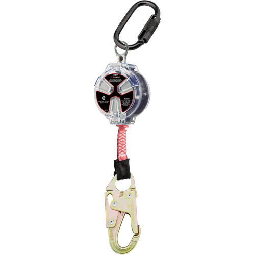 Dynamic Small Snap Hook Self-Retracting Lifeline, 6', Polyester, Swivel Distribution Jean Lapalme