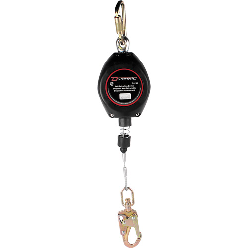 Dynamic Self-Retracting Lifeline, 20', Galvanized Steel, Swivel Distribution Jean Lapalme