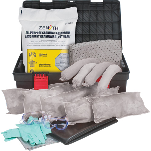 Tool Box Spill Kit, Universal, Bin, 31 US gal. Absorbancy Distribution Jean Lapalme