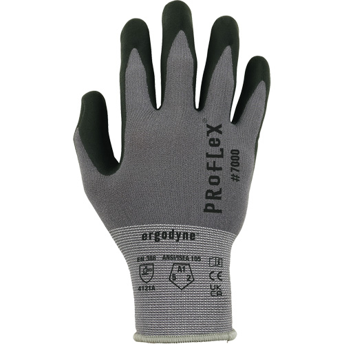 Gants enduits ProFlex 7000, Petit, Calibre 15, Rev&ecirc;tement Mousse de nitrile, ASTM ANSI niveau A1/EN 388 niveau 1/EN 388 niveau A Distribution Jean Lapalme