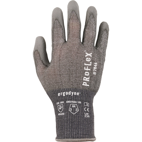 ProFlex 7025 Cut-Resistant Gloves, Small, 18 Gauge, Polyurethane Coated, ASTM ANSI Level A2/EN 388 Level B Distribution Jean Lapalme