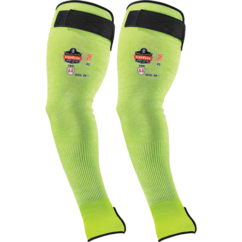Manche de protection contre la coupe ProFlex 7941-PR, TenaLux, 18", ASTM ANSI niveau A4/EN 388 niveau D, Lime haute visibilit&eacute; Distribution Jean Lapalme