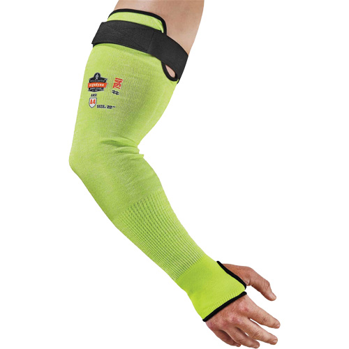 Manche de protection contre la coupe ProFlex 7941-PR, TenaLux, 22", ASTM ANSI niveau A4/EN 388 niveau D, Lime haute visibilit&eacute; Distribution Jean Lapalme