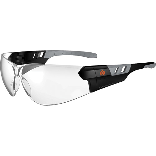 Lunettes de s&eacute;curit&eacute; sans monture Skullerz SAGA, Lentille Transparent, Antibu&eacute;e/Anti-&eacute;gratignures, ANSI Z87+/R&eacute;pond ou surpasse la norme CSA Z94.3 Distribution Jean Lapalme