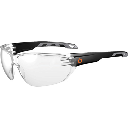 Lunettes de s&eacute;curit&eacute; sans monture Skullerz VALI, Lentille Transparent, Antibu&eacute;e/Anti-&eacute;gratignures, ANSI Z87+/R&eacute;pond ou surpasse la norme CSA Z94.3 Distribution Jean Lapalme