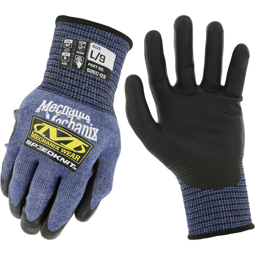 Gants r&eacute;sistants aux coupures SpeeKnit S2EC03, Taille Petit/7, Calibre 18, Rev&ecirc;tement Ur&eacute;thane, Enveloppe en PEHP/Tungst&egrave;ne, ASTM ANSI niveau A7/EN 388 niveau F Distribution Jean Lapalme