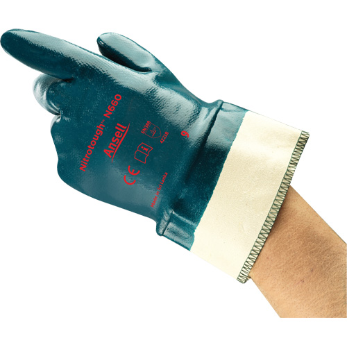 Nitrotough N660 Gloves, 8, Nitrile Coating, Cotton Shell Distribution Jean Lapalme