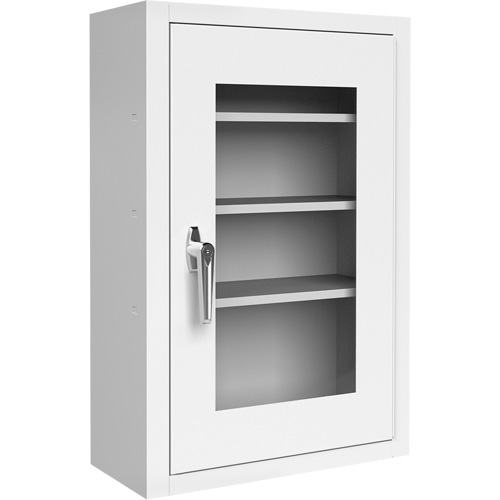 Armoire &agrave; pharmacie verrouillable avec porte en Plexiglas Distribution Jean Lapalme