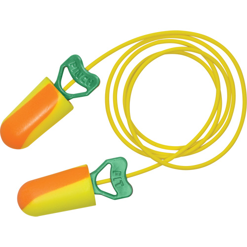 PinchFit BioSoft Biobased Earplugs, Bulk - Box, Corded Distribution Jean Lapalme