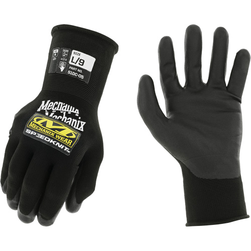 Speedknit Work Gloves, 7, Polyurethane Coating, 15 Gauge, Nylon Shell Distribution Jean Lapalme