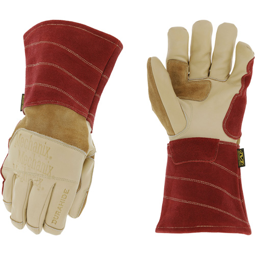 Flux Torch Welding Gloves, Grain Cowhide, Size 8 Distribution Jean Lapalme