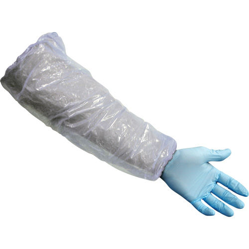 Sleeves, 16" long, Polyethylene, White Distribution Jean Lapalme