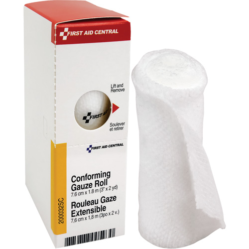 Recharge de bandage en gaze &eacute;tirable et conforme SmartCompliance, Rouleau, 6' lo x 3" la, St&eacute;rile, Dispositif m&eacute;dical Classe 1 Distribution Jean Lapalme