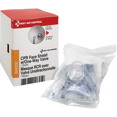 Recharge de visi&egrave;re RCR avec soupape unidirectionnelle SmartCompliance, Masque &agrave; usage unique, Classe 2 Distribution Jean Lapalme