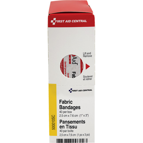 SmartCompliance&reg; Refill Adhesive Bandages, Rectangular/Square, 3", Fabric, Non-Sterile Distribution Jean Lapalme