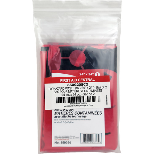 SmartCompliance&reg; Refill Waste Bags, Bio-Hazard, 24" L x 24" W Distribution Jean Lapalme
