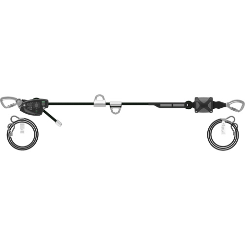 Corde de 60' pour ligne de vie temporaire horizontale, Corde d'alpinisme Distribution Jean Lapalme