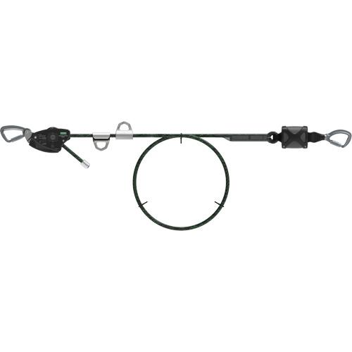 Corde de 100' pour ligne de vie temporaire horizontale, Corde d'alpinisme Distribution Jean Lapalme