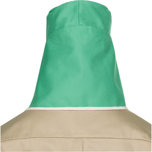 Chapeau avec couvre-nuque en coton ignifug&eacute; Weldlite, Taille unique, Vert Distribution Jean Lapalme