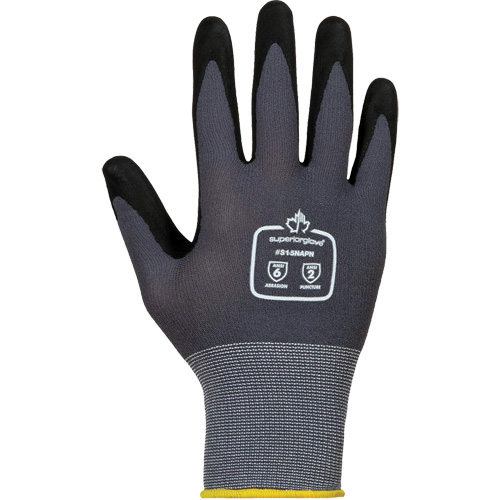 Gants anti-abrasion Dexterity, 2T-petit/5, R&ecirc;vetement Mousse de nitrile, Calibre 15, Enveloppe en Nylon/Coton Distribution Jean Lapalme