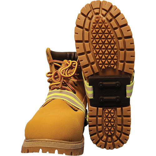 Icetred Mid-Sole Traction Device with Defined Heel, Rubber/Tungsten Carbide, Stud Traction, One Size Distribution Jean Lapalme
