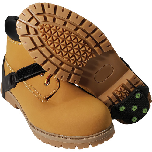 Icetred Heel Traction Device, Rubber/Tungsten Carbide, Stud Traction, One Size Distribution Jean Lapalme