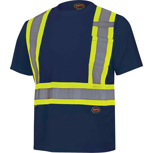 6992N Chandail de s&eacute;curit&eacute; en il-de-perdrix, Polyester, T-petit, Bleu marin Distribution Jean Lapalme
