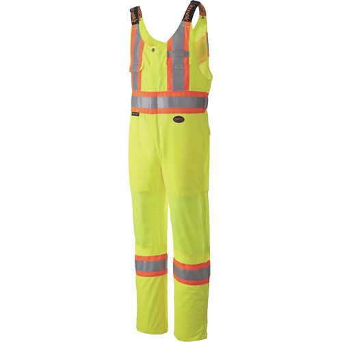 6000 Combinaison de s&eacute;curit&eacute;, Polyester, T-petit, Jaune lime haute visibilit&eacute; Distribution Jean Lapalme