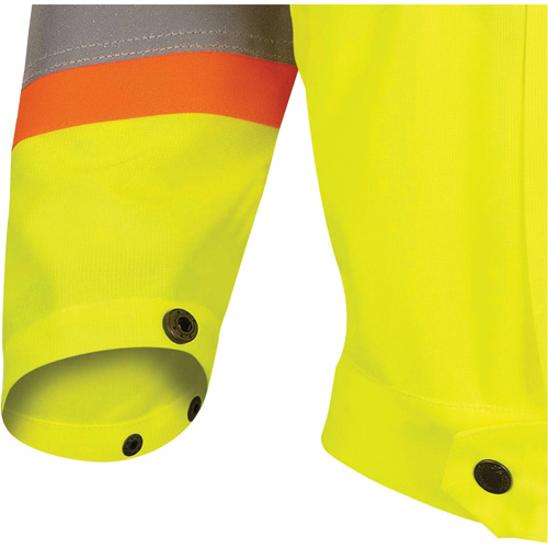 5999JW Veste de s&eacute;curit&eacute; routi&egrave;re pour femmes, Polyester, Jaune lime haute visibilit&eacute;, T-petit Distribution Jean Lapalme