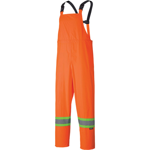 5598 Combinaison de pluie imperm&eacute;able et l&eacute;g&egrave;re, Polyester/PVC, Petit, Orange haute visibilit&eacute; Distribution Jean Lapalme
