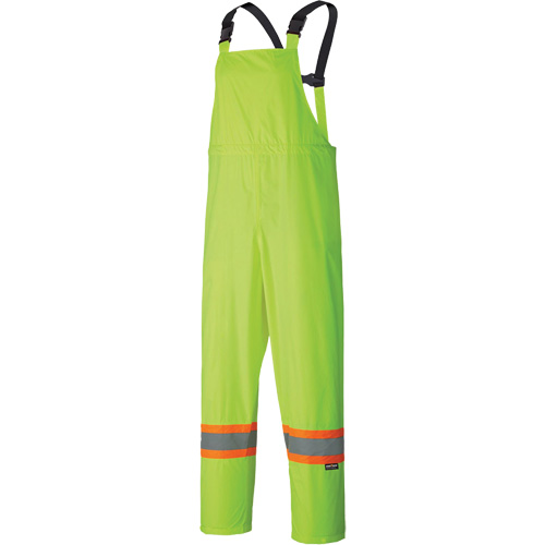 5599 Combinaison de pluie imperm&eacute;able et l&eacute;g&egrave;re, Polyester/PVC, T-petit, Jaune lime haute visibilit&eacute; Distribution Jean Lapalme