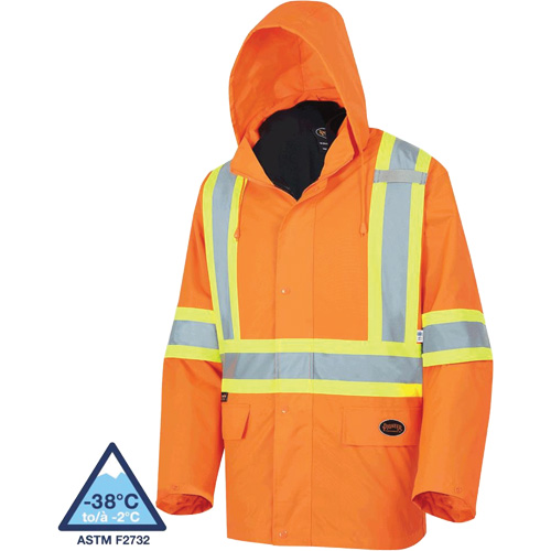 5632 Manteau 3 en 1 The Rock, Orange haute visibilit&eacute;, T-petit Distribution Jean Lapalme