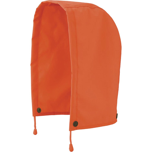 5400H Capuchon de veste de s&eacute;curit&eacute; imperm&eacute;able 300D Trilobal antid&eacute;chirure, Orange haute visibilit&eacute;, Polyester Distribution Jean Lapalme