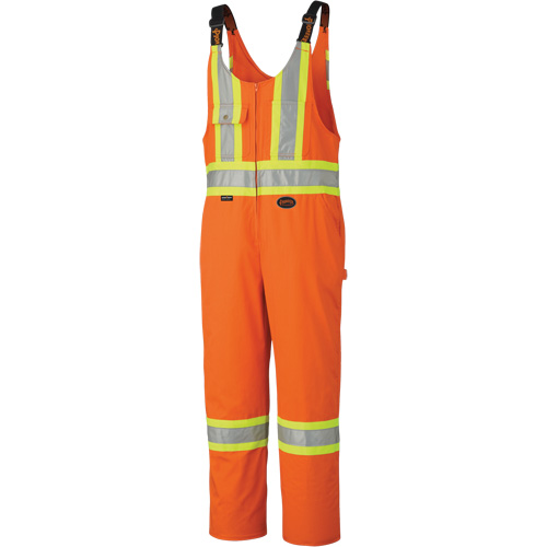 6617Z Combinaisons de s&eacute;curit&eacute; avec fermetures &agrave; glissi&egrave;re aux jambes, Poly-coton, 36, Orange haute visibilit&eacute; Distribution Jean Lapalme