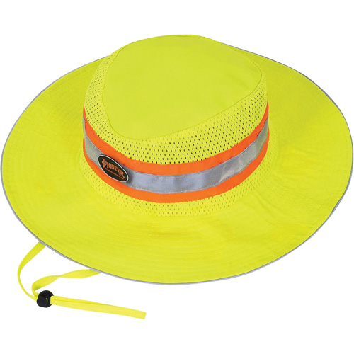 279 Ranger's Hat with Strap, High Visibility Lime-Yellow, Polyester Distribution Jean Lapalme