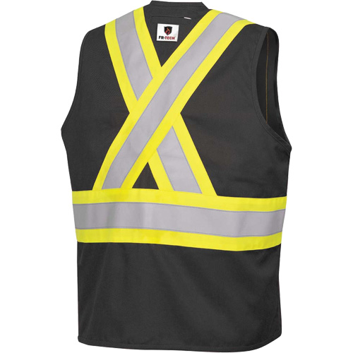7729 Veste r&eacute;sistante aux arcs &eacute;lectriques FR-Tech, Petit, Noir, 10 cal/cm² Distribution Jean Lapalme