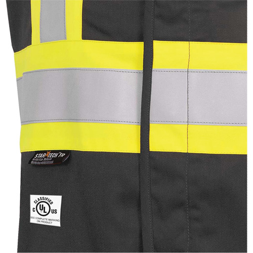 7729 Veste r&eacute;sistante aux arcs &eacute;lectriques FR-Tech, Petit, Noir, 10 cal/cm² Distribution Jean Lapalme