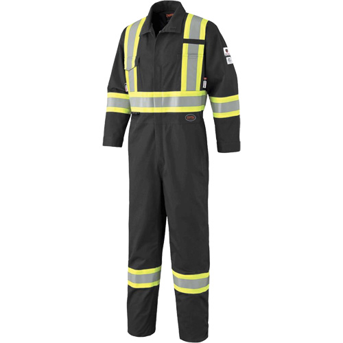 7702BKT FR-Tech&reg; Arc-Rated Coverall, Size 40 (Tall), Black, 10 cal/cm² Distribution Jean Lapalme
