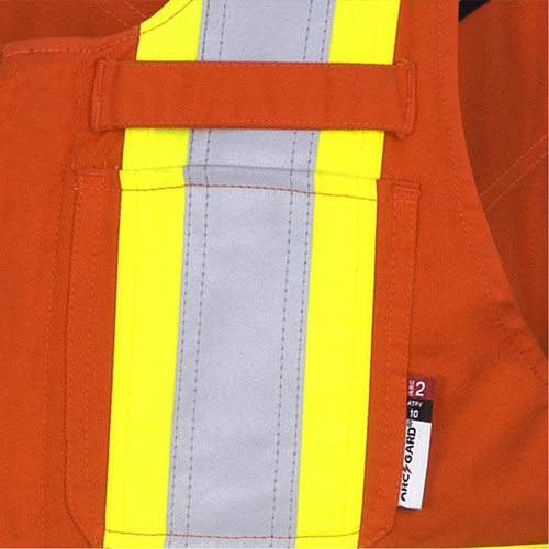 7712 Combinaison ignifuge FR-Tech, Petit, Orange haute visibilit&eacute; Distribution Jean Lapalme