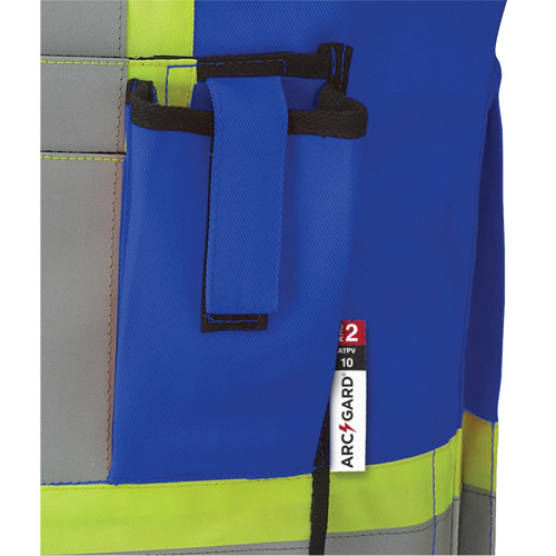 7733 FR-Tech&reg; Flame-Resistant Arc Surveyor's Vest, Small, Royal Blue, 9.7 cal/cm² Distribution Jean Lapalme