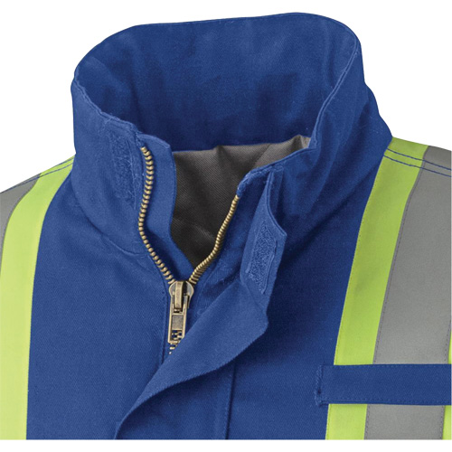 5523 Flame-Resistant Safety Parka, Small, Royal Blue, 58 cal/cm² Distribution Jean Lapalme