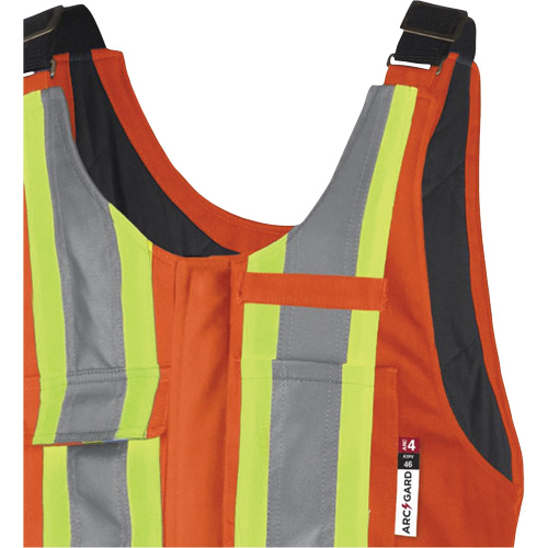 5534A Combinaison de s&eacute;curit&eacute; matelass&eacute;e ignifuge, Petit, Orange Distribution Jean Lapalme