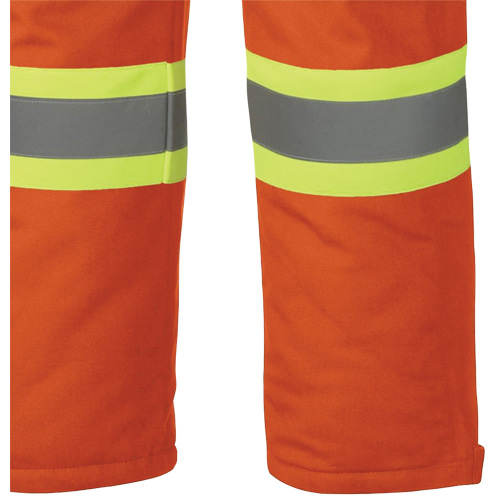 5534A Combinaison de s&eacute;curit&eacute; matelass&eacute;e ignifuge, Petit, Orange Distribution Jean Lapalme