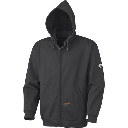337 Capuche &agrave; fermeture &eacute;clair ignifug&eacute;e, Hommes, T-petit, Noir, 22 cal/cm² Distribution Jean Lapalme