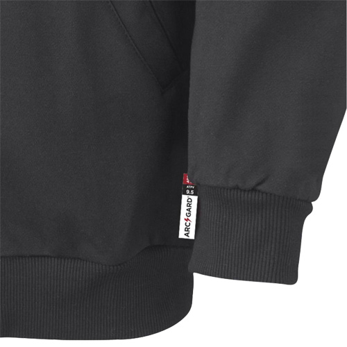 337 Capuche &agrave; fermeture &eacute;clair ignifug&eacute;e, Hommes, T-petit, Noir, 22 cal/cm² Distribution Jean Lapalme