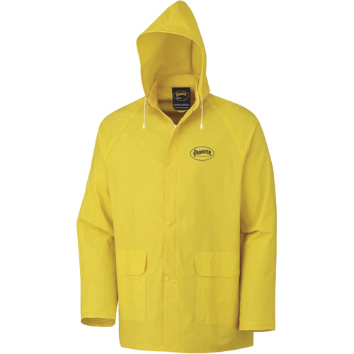 577J Veste imperm&eacute;able, Polyester/PVC, Petit, Jaune Distribution Jean Lapalme