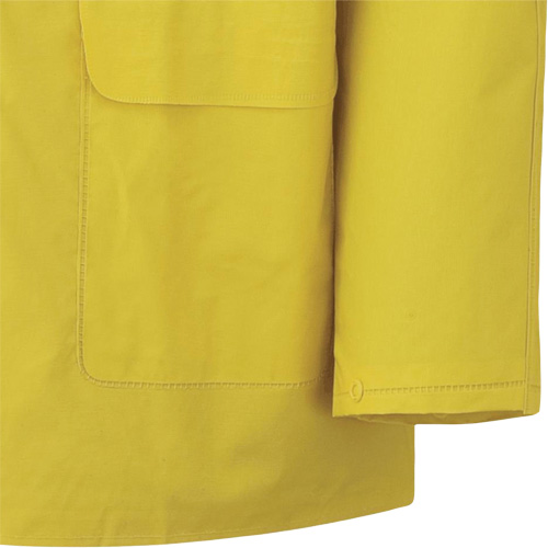 577J Veste imperm&eacute;able, Polyester/PVC, Petit, Jaune Distribution Jean Lapalme