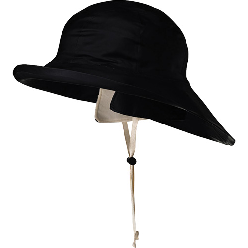D5050 Chapeau Sou'wester traditionnel noir Dry King, Petit, Noir, Caoutchouc Distribution Jean Lapalme