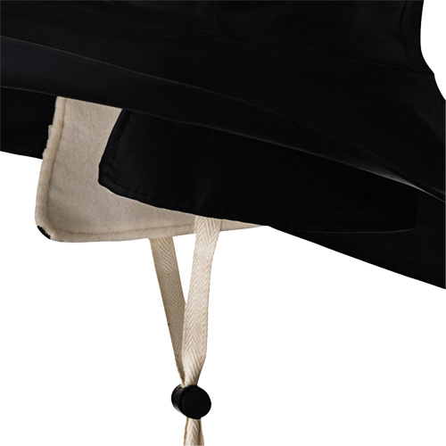 D5050 Chapeau Sou'wester traditionnel noir Dry King, Petit, Noir, Caoutchouc Distribution Jean Lapalme